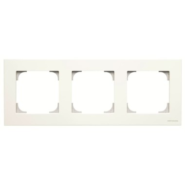 2CLA857310A1101 Рамка 3-постовая, базовая, серия SKY, цвет альпийский белый