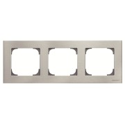 2CLA857300A1401 Рамка 3-постовая, серия SKY, цвет нержавеющая сталь