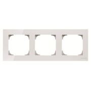 2CLA857300A3001 Рамка 3-постовая, серия SKY, цвет стекло белое
