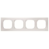 2CLA857400A1101 Рамка 4-постовая, серия SKY, цвет альпийский белый