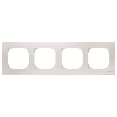 2CLA857400A1101 Рамка 4-постовая, серия SKY, цвет альпийский белый