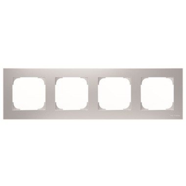 2CLA857400A1301 Рамка 4-постовая, серия SKY, цвет серебристый алюминий