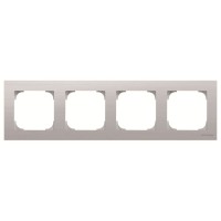 2CLA857400A1401 Рамка 4-постовая, серия SKY, цвет нержавеющая сталь