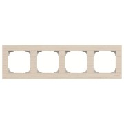 2CLA857400A2001 Рамка 4-постовая, серия SKY, цвет дерево белый ясень