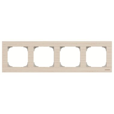 2CLA857400A2001 Рамка 4-постовая, серия SKY, цвет дерево белый ясень