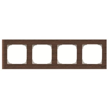 2CLA857400A2101 Рамка 4-постовая, серия SKY, цвет дерево венге