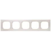 2CLA857500A1101 Рамка 5-постовая, серия SKY, цвет альпийский белый
