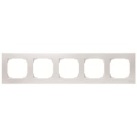 2CLA857500A1101 Рамка 5-постовая, серия SKY, цвет альпийский белый