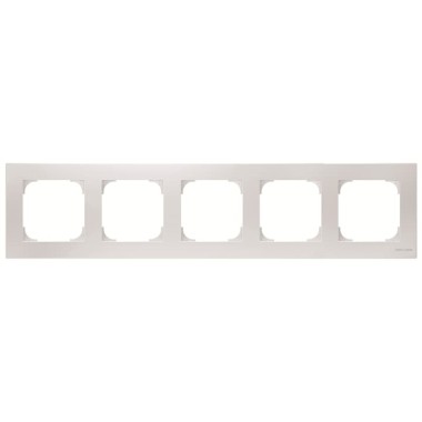 2CLA857500A1101 Рамка 5-постовая, серия SKY, цвет альпийский белый