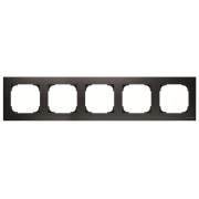 2CLA857500A1501 Рамка 5-постовая, серия SKY, цвет чёрный бархат
