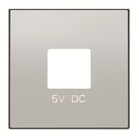 2CLA858500A1301 Накладка для механизмов зарядного устройства USB, арт.8185, серия SKY, цвет серебристый алюминий