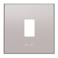 2CLA858520A1301 Накладка для механизма USB зарядного устройства, серия SKY, цвет серебристый алюминий