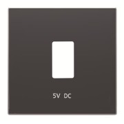 2CLA858520A1501 Накладка для механизма USB зарядного устройства, серия SKY, цвет чёрный бархат