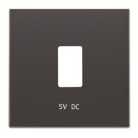 2CLA858520A1501 Накладка для механизма USB зарядного устройства, серия SKY, цвет чёрный бархат