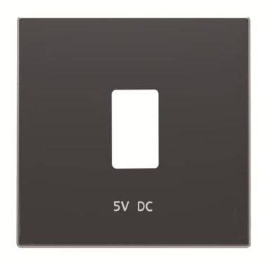 2CLA858520A1501 Накладка для механизма USB зарядного устройства, серия SKY, цвет чёрный бархат