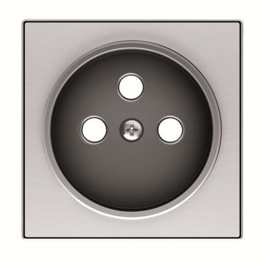2CLA858700A1401 Накладка розетки 8187,SKY,нерж.сталь