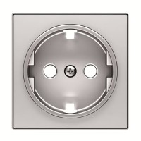 2CLA858800A1301 Накладка для розетки SCHUKO, серия SKY, цвет серебристый алюминий
