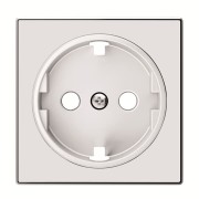 2CLA858800A2101 Накладка для розетки SCHUKO, серия SKY, цвет стекло белое