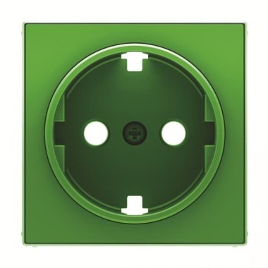 2CLA858800A8001 Накладка для розетки SCHUKO, серия SKY, цвет зелёный