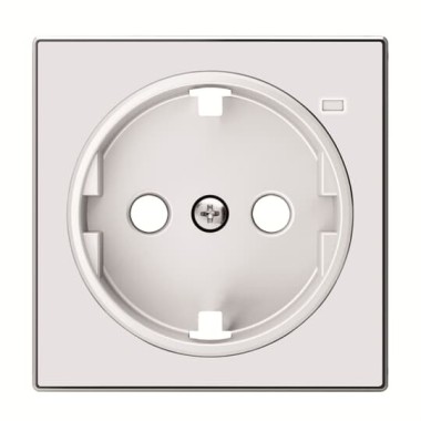 2CLA858880A1101 Накладка для розетки SCHUKO с линзой для контрольной подсветки, серия SKY, цвет альпийский белый