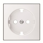 2CLA858890A1101 Накладка для розетки SCHUKO с плоской поверхностью, серия SKY, цвет альпийский белый