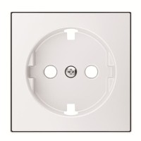 2CLA858890A1101 Накладка для розетки SCHUKO с плоской поверхностью, серия SKY, цвет альпийский белый