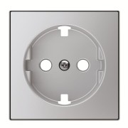 2CLA858890A1301 Накладка для розетки SCHUKO с плоской поверхностью, серия SKY, цвет серебристый алюминий