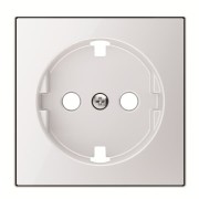 2CLA858890A2101 Накладка для розетки SCHUKO с плоской поверхностью, серия SKY, цвет стекло белое