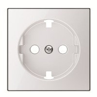 2CLA858890A2101 Накладка для розетки SCHUKO с плоской поверхностью, серия SKY, цвет стекло белое