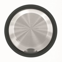 2CLA860700A1501 Накладка для кабельного вывода арт.8107 и выключателя со шнурком арт.8148, серия SKY Moon, кольцо чёрное стекло