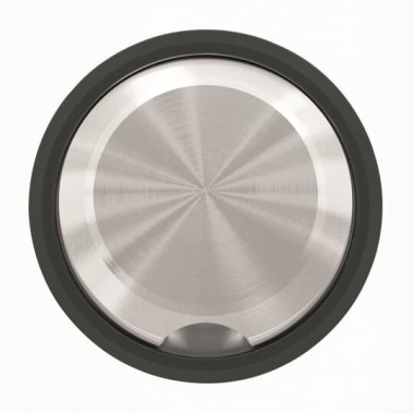 2CLA860700A1501 Накладка для кабельного вывода арт.8107 и выключателя со шнурком арт.8148, серия SKY Moon, кольцо чёрное стекло