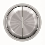 2CLA861100A1401 Клавиша для 2-клавишных выключателей/переключателей/кнопок, серия SKY Moon, кольцо хром