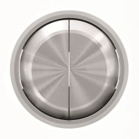 2CLA861100A1401 Клавиша для 2-клавишных выключателей/переключателей/кнопок, серия SKY Moon, кольцо хром