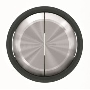 2CLA861100A1501 Клавиша для 2-клавишных выключателей/переключателей/кнопок, серия SKY Moon, кольцо чёрное стекло