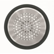 2CLA862900A1501 Накладка для механизма зуммера 8119, звонка 8124 и громкоговорителя 9329, серия SKY Moon, кольцо чёрное стекло