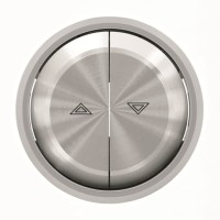 2CLA864400A1401 Клавиша для механизма выключателя жалюзи 8144 и 8144.1, серия SKY Moon, кольцо хром