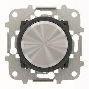 2CLA866090A1501 Механизм электронного поворотного светорегулятора для люминесцентных ламп 700 Вт, 0/1-10 В, 50 мА, серия SKY Moon, кольцо чёрное стекло