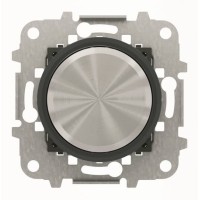 2CLA866090A1501 Механизм электронного поворотного светорегулятора для люминесцентных ламп 700 Вт, 0/1-10 В, 50 мА, серия SKY Moon, кольцо чёрное стекло