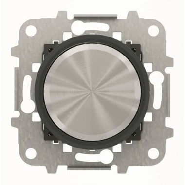 2CLA866090A1501 Механизм электронного поворотного светорегулятора для люминесцентных ламп 700 Вт, 0/1-10 В, 50 мА, серия SKY Moon, кольцо чёрное стекло