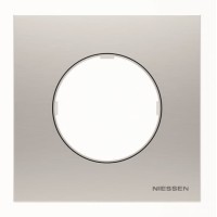 2CLA867100A4001 Рамка 1-постовая, серия SKY Moon, цвет нержавеющая сталь