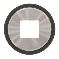 2CLA868500A1501 Накладка для механизмов зарядного устройства USB, арт.8185, серия SKY Moon, кольцо чёрное стекло