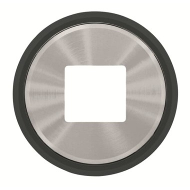 2CLA868500A1501 Накладка для механизмов зарядного устройства USB, арт.8185, серия SKY Moon, кольцо чёрное стекло