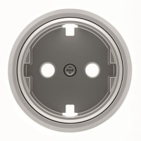 2CLA868890A1401 Накладка для розетки SCHUKO с плоской поверхностью, серия SKY Moon, кольцо хром