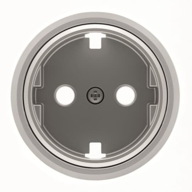 2CLA868890A1401 Накладка для розетки SCHUKO с плоской поверхностью, серия SKY Moon, кольцо хром