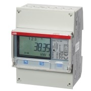 2CMA100810R1000 Счетчик 3-фазный, активной эн.,1-тарифный,кл. точности 1,трансф. вкл. 1(6)А, имп. вых, RS485,тип B24 112-200