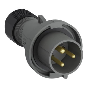 2CMA101093R1000 Вилка кабельная Easy&Safe 232EP1W, 32А, 2P+E, IP67, 1ч