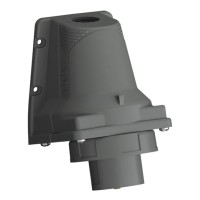 2CMA101187R1000 Вилка для монтажа на поверхность Easy&Safe 232EBS6W,32A,2P+E,IP67,1ч