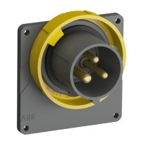 2CMA101258R1000 Вилка с прямым фланцем Easy&Safe 216EBU4W,16A,2P+E,IP67,4ч