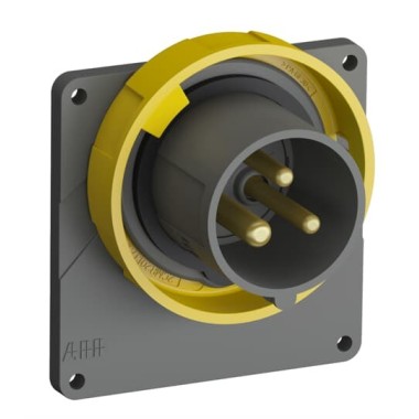 2CMA101258R1000 Вилка с прямым фланцем Easy&Safe 216EBU4W,16A,2P+E,IP67,4ч