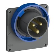 2CMA101259R1000 Вилка с прямым фланцем Easy&Safe 216EBU6W,16A,2P+E,IP67,6ч